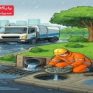 جمع‌آوری آب‌های سطحی شهر با تکنیک‌های روز دنیا