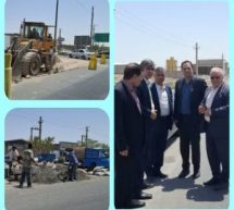 بازدید فرماندار ملارد و بخشدار صفادشت از پروژه‌های عمرانی در حال اجرای شهرداری صفادشت