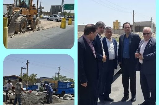بازدید فرماندار ملارد و بخشدار صفادشت از پروژه‌های عمرانی در حال اجرای شهرداری صفادشت